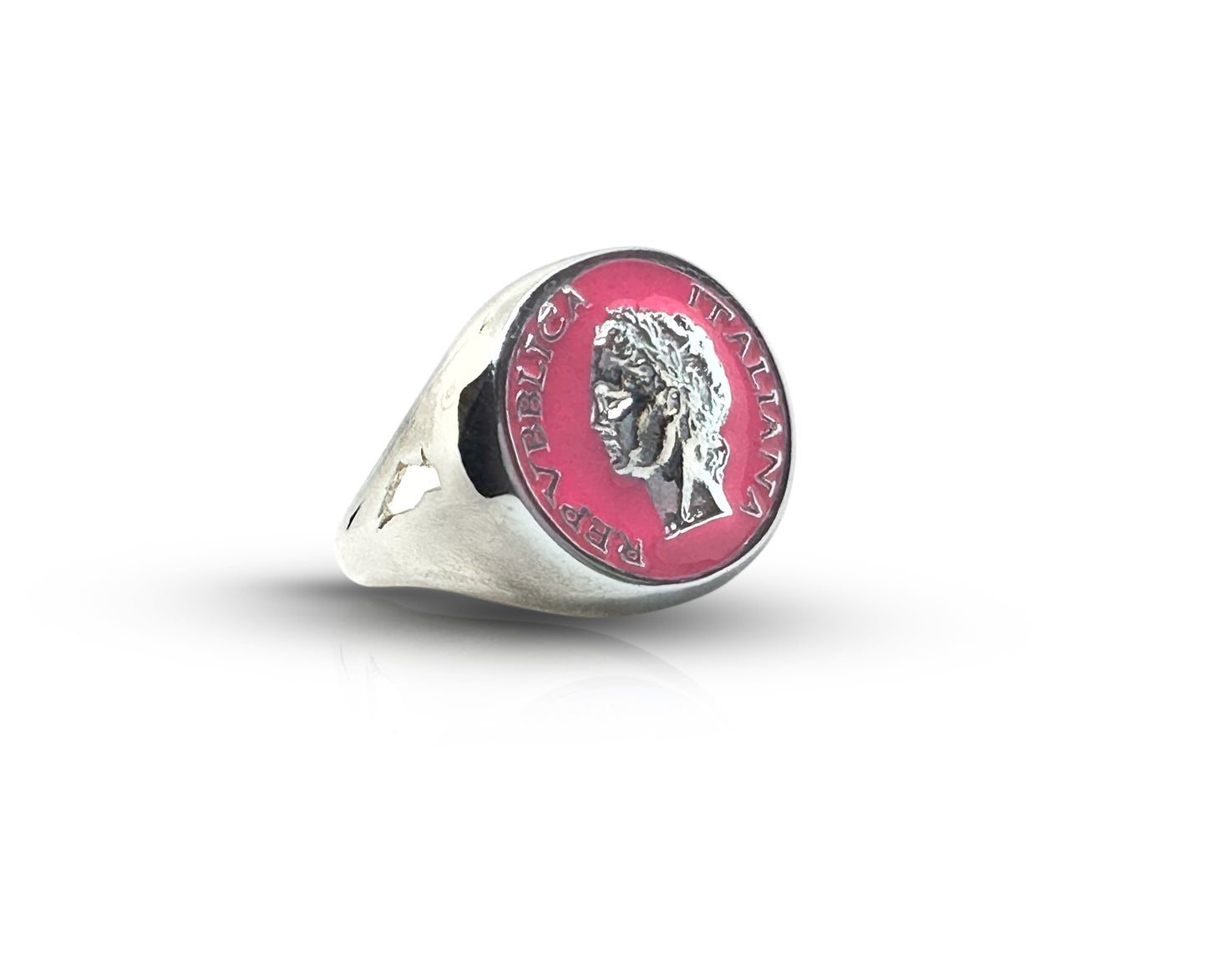 Anello Chevalier Lira Coin Dolce Vita