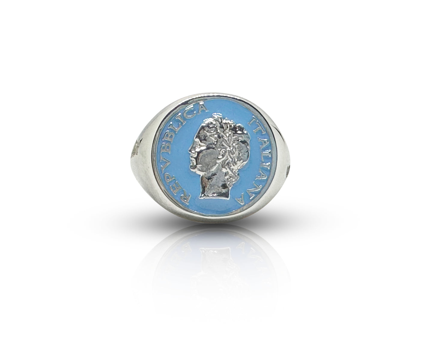 Anello Chevalier Lira Coin Dolce Vita