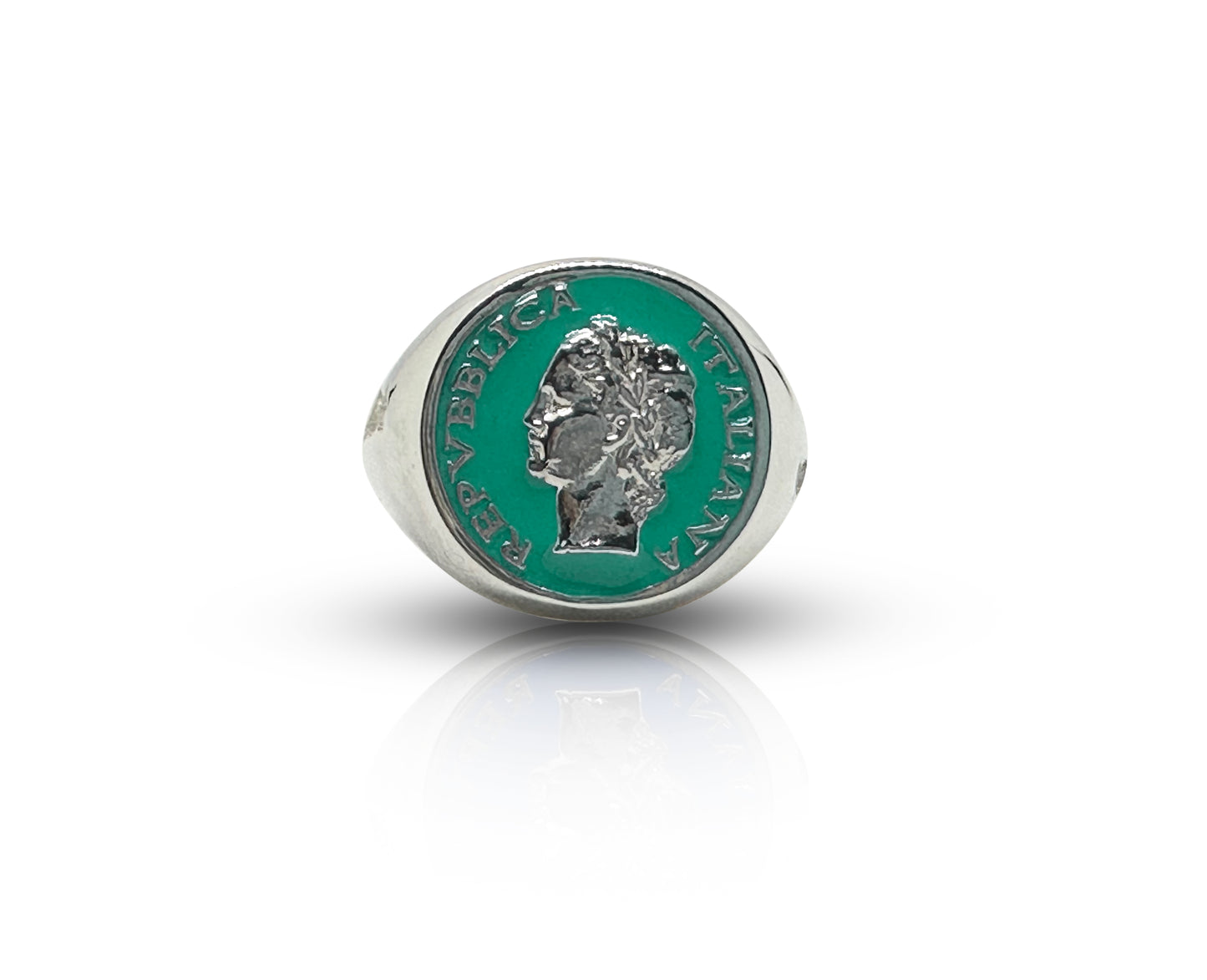 Anello Chevalier Lira Coin Dolce Vita