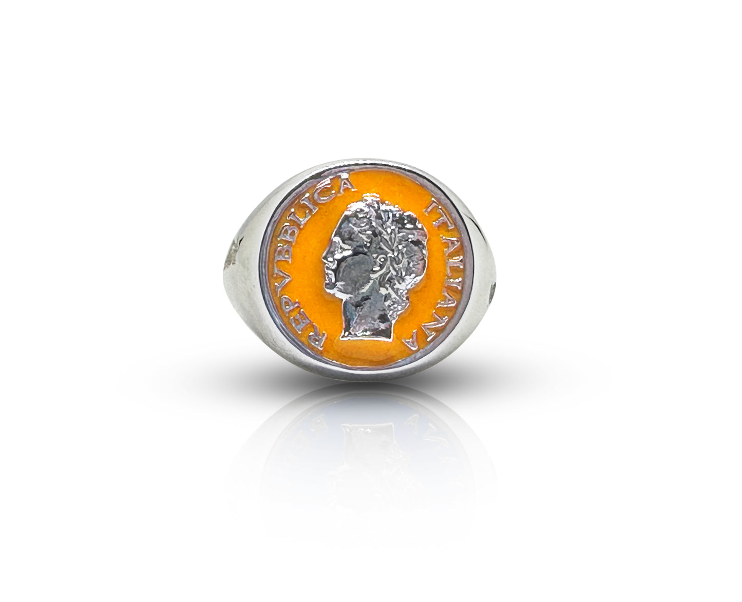 Anello Chevalier Lira Coin Dolce Vita