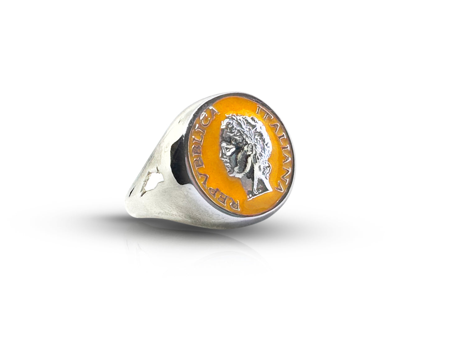 Anello Chevalier Lira Coin Dolce Vita