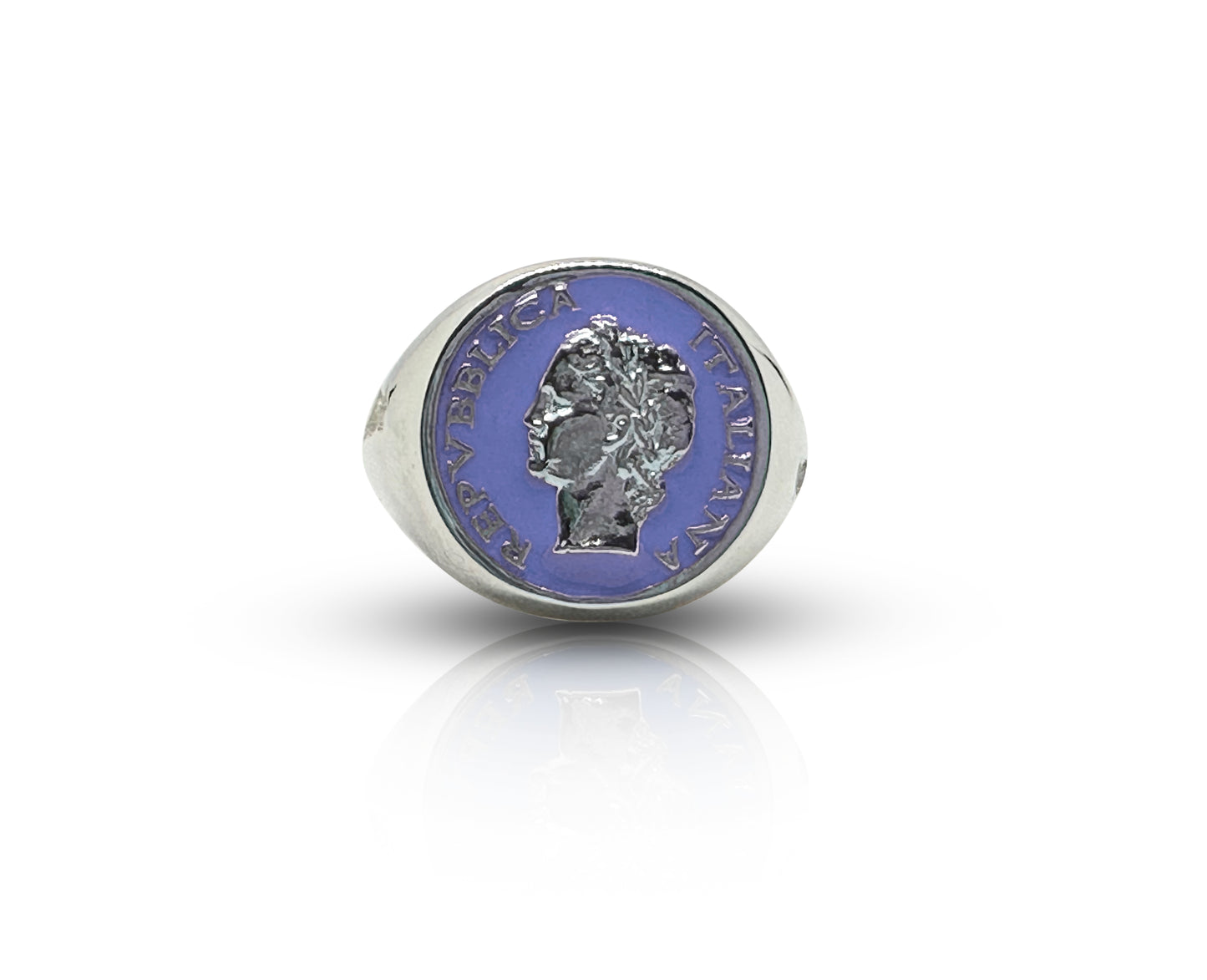 Anello Chevalier Lira Coin Dolce Vita