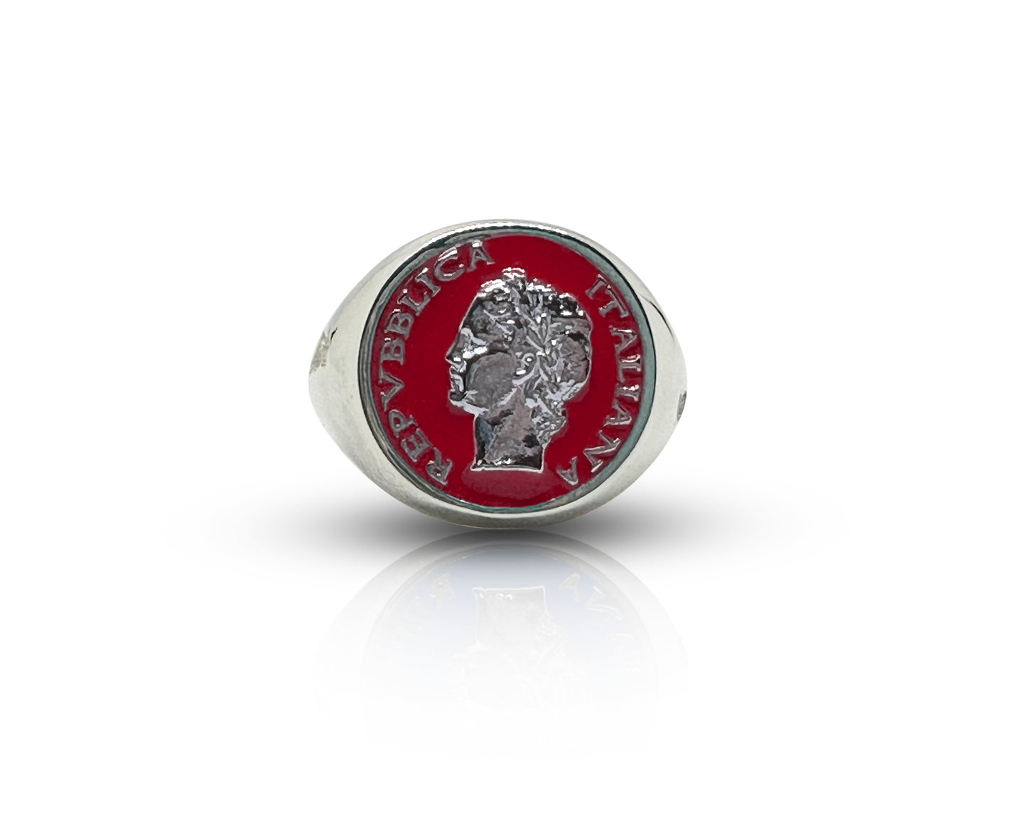 Anello Chevalier Lira Coin Dolce Vita