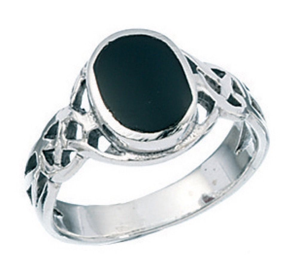 Anello Chevalier Celtico Onyx